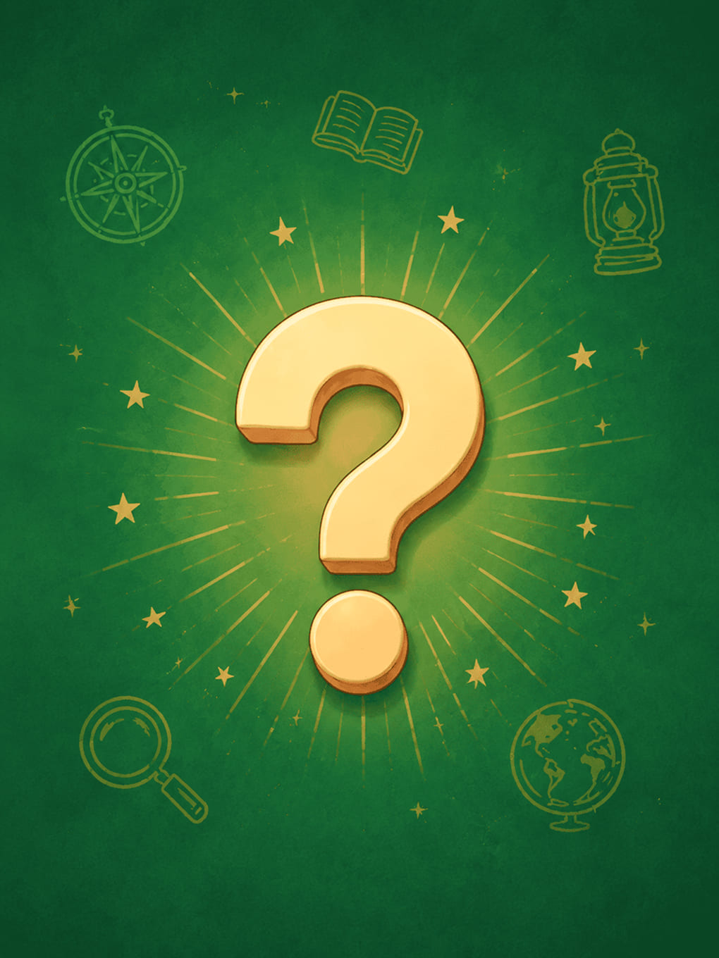 Mystery word card